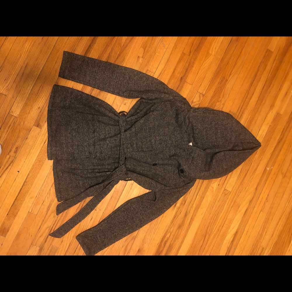 Merona grey wrap jacket